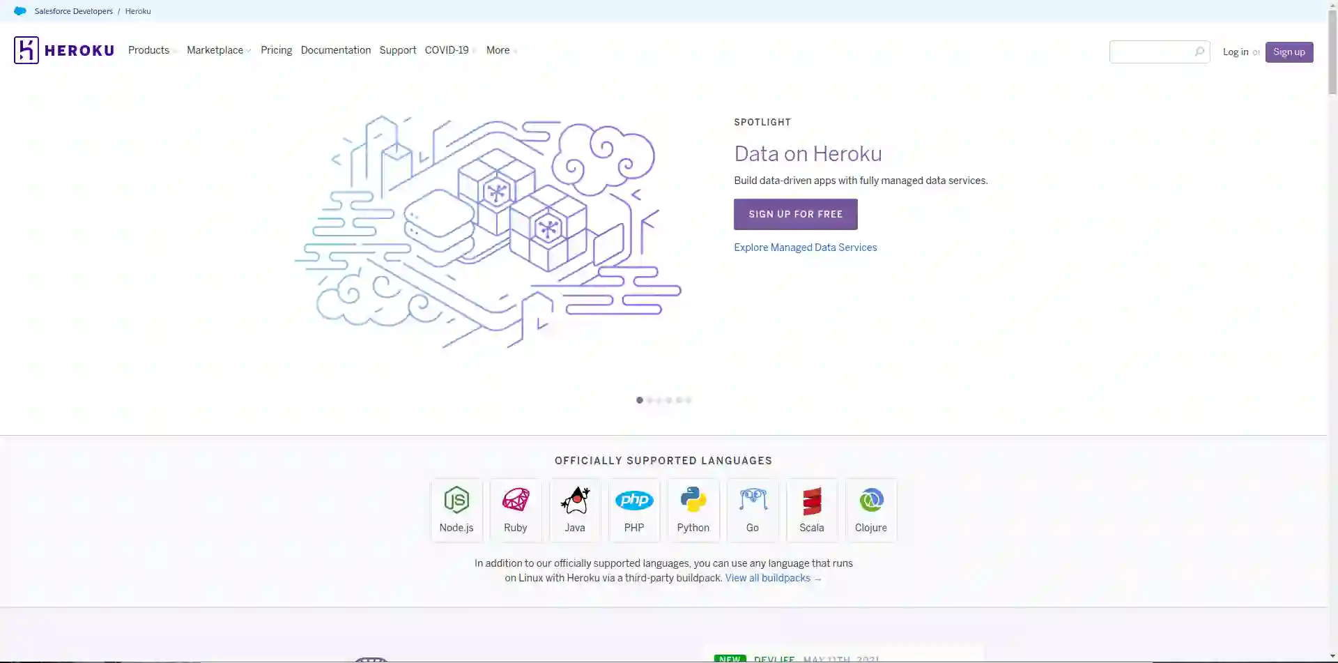 Portada de Haciendo deploy del backend en heroku